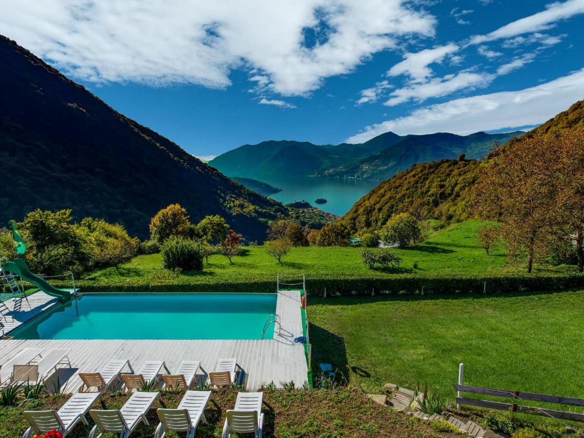 Cozy Chalet At Marone Lake Lombardy With Pool Экстерьер фото